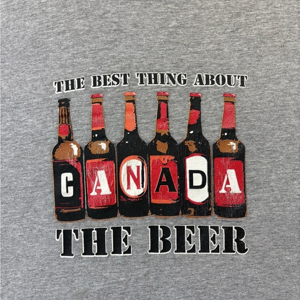 Vintage Canada Beer T-shirt Large - Picture 4 of 5